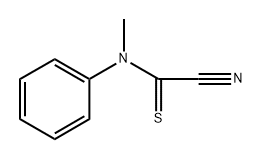 Carbonocyanidothioic아미드,메틸페닐-,라디칼이온(1-)(9CI) 구조식 이미지