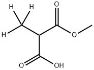 Propanedioic acid, methyl-d3-, monomethyl ester (9CI) 구조식 이미지
