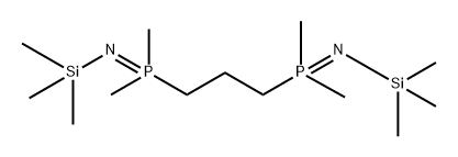 실라나민,N,N-1,3-프로판디일비스(디메틸포스포라닐리딘)비스1,1,1-트리메틸- 구조식 이미지