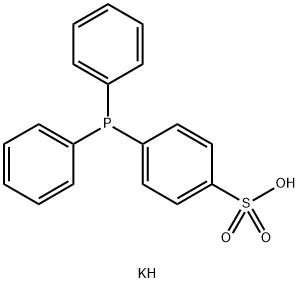 Benzenesulfonic acid, 4-(diphenylphosphino)-, potassium salt (1:1) Structure