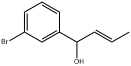 (E)-1-(3-bromophenyl)but-2-en-1-ol Structure