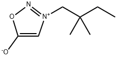 3-(2,2-Dimethylbutyl)-5-oxylato-1,2,3-oxadiazol-3-ium Structure