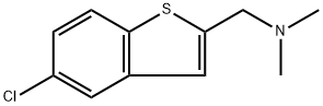 5-Chloro-N,N-dimethylbenzo[b]thiophene-2-methanamine Structure