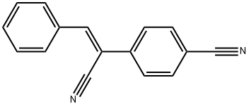 Benzeneacetonitrile, 4-cyano-α-(phenylmethylene)-, (Z)- (9CI) Structure