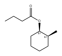 отн-бутановая кислота (1S *) - 2α * -метилциклогексан-1α * -иловый эфир структурированное изображение