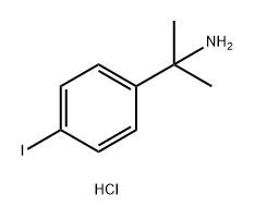 2-(4-iodophenyl)propan-2-amine hydrochloride Structure