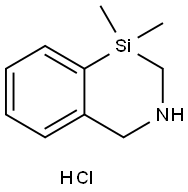 1,1-Dimethyl-1,2,3,4-tetrahydrobenzo[d][1,3]azasiline hydrochloride Structure