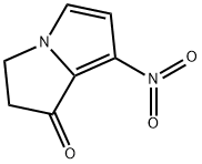 2,3-Dihydro-7-nitro-1H-pyrrolizin-1-one Structure