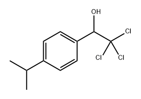 Benzenemethanol, 4-(1-methylethyl)-α-(trichloromethyl)- Structure