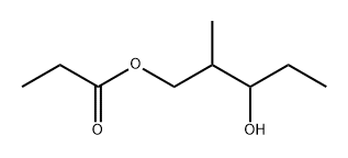 1,3-Pentanediol, 2-methyl-, 1-propanoate Structure