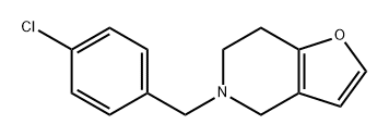 5-[(4-Chlorophenyl)methyl]-4,5,6,7-tetrahydrofuro[3,2-c]pyridine Structure