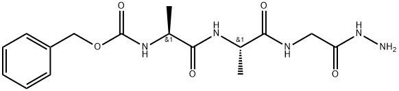 Glycine, N-[N-(N-carboxy-L-alanyl)-L-alanyl]-, N-benzyl ester, hydrazide (7CI,8CI) Structure