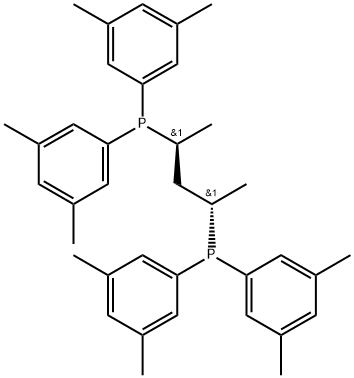 Phosphine, 1,1'-[(1S,3S)-1,3-dimethyl-1,3-propanediyl]bis[1,1-bis(3,5-dimethylphenyl)- Structure