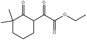 Cyclohexaneacetic acid, 3,3-dimethyl-α,2-dioxo-, ethyl ester Structure