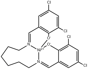 Nickel, [[2,2'-[1,6-hexanediylbis(nitrilomethylidyne)]bis[4,6-dichlorophenolato]](2-)-N,N',O,O']- (9CI) Structure