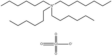 1-Heptanaminium, N,N,N-trihexyl-, perchlorate (1:1) Structure