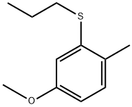 (5-methoxy-2-methylphenyl)(propyl)sulfane Structure