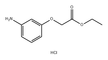 Ethyl (3-aminophenoxy)acetate hydrochloride Structure