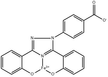 Exjade Fe3+ chelate Structure