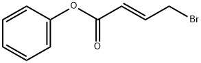 (E)-4-Bromo-2-butenoic acid phenyl ester Structure