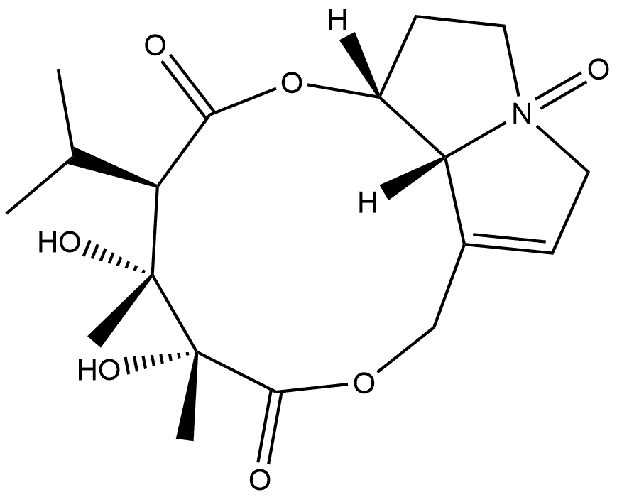 Trichodesmine N-oxide Structure