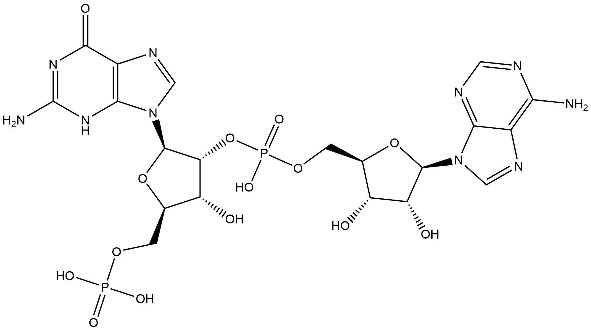 pG(2',5')pA Structure