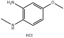 1,2-Benzenediamine, 4-methoxy-N1-methyl-, hydrochloride (1:2) Structure