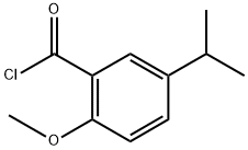 5-isopropyl-2-methoxybenzoyl chloride 구조식 이미지