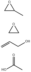 Oxirane, methyl-, polymer with oxirane, monoacetate, 2-propenyl ether Structure