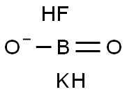 Potassium borate fluoride (K2(BO2)F) Structure