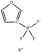 Potassium (furan-3-yl)trifluoroboranuide 구조식 이미지