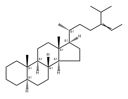 5α-Stigmast-24(28)-ene Structure