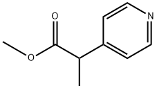 4-Pyridineacetic acid, α-methyl-, methyl ester Structure