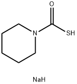 피페리딘-1-티오카르복실산S-나트륨염 구조식 이미지