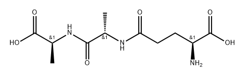 L-Alanine, N-(N-L-γ-glutamyl-L-alanyl)- (9CI) 구조식 이미지