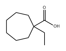 1-ethylcycloheptane-1-carboxylic acid Structure