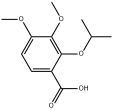 2-Isopropoxy-3,4-dimethoxybenzoic acid Structure