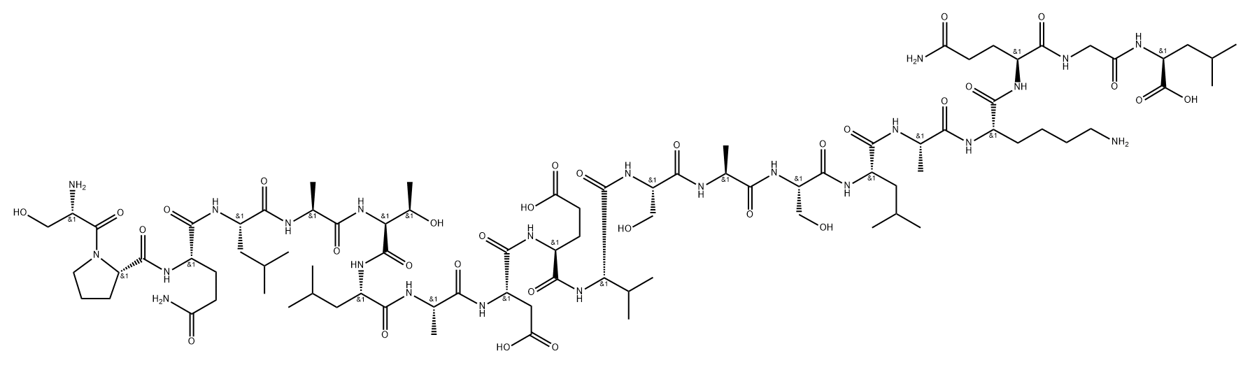 Microtubule-Associated Protein (142-161) (human) Structure