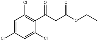 Ethyl 2,4,6-trichloro-β-oxobenzenepropanoate Structure