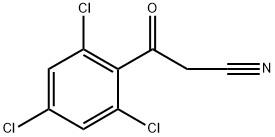Benzenepropanenitrile, 2,4,6-trichloro-β-oxo- Structure