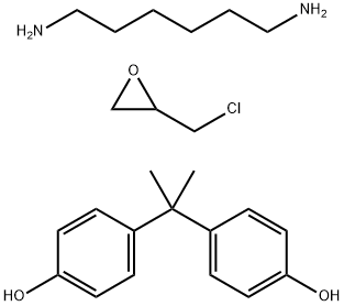 Phenol,4,4'-(1-methylethylidene)bis-,polymer with(chloromethyl)oxirane and 1,6-hexanediamine Structure