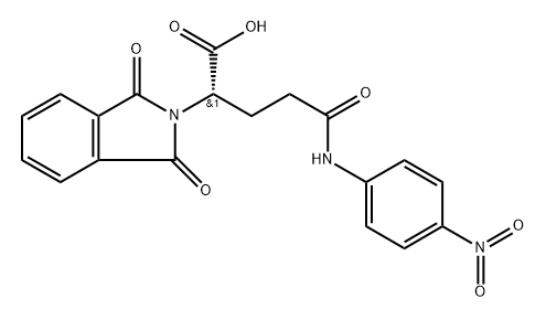 Phthalyl-L-γ-glutamyl-4-nitroanilide Structure