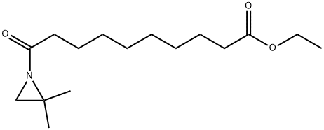 2,2-Dimethyl-ι-oxo-1-aziridinedecanoic acid ethyl ester Structure