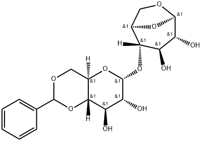 1,6-Anhydro-4',6'-O-benzylidene-β-D-maltose Structure