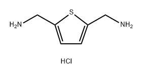 2,5-Thiophenedimethanamine, hydrochloride (1:2) Structure