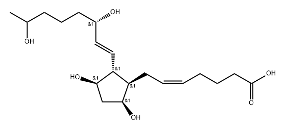 19-hydroxyprostaglandin F Structure