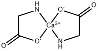 Calcium, bis(glycinato-κN,κO)-, (T-4)- Structure