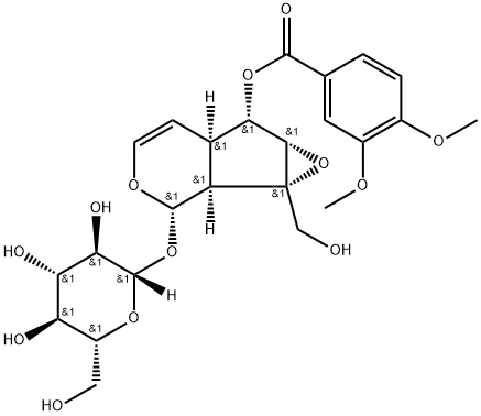 6-O-Veratroylcatalpol Structure