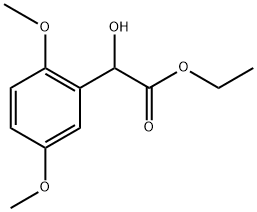 Benzeneacetic acid, α-hydroxy-2,5-dimethoxy-, ethyl ester 구조식 이미지