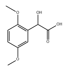 Benzeneacetic acid, α-hydroxy-2,5-dimethoxy- 구조식 이미지